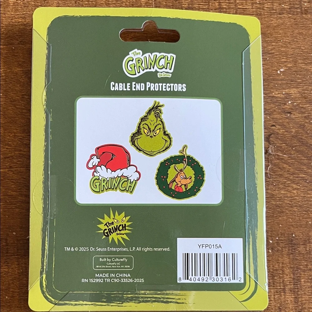 The Grinch Charging Cable Protector Charms